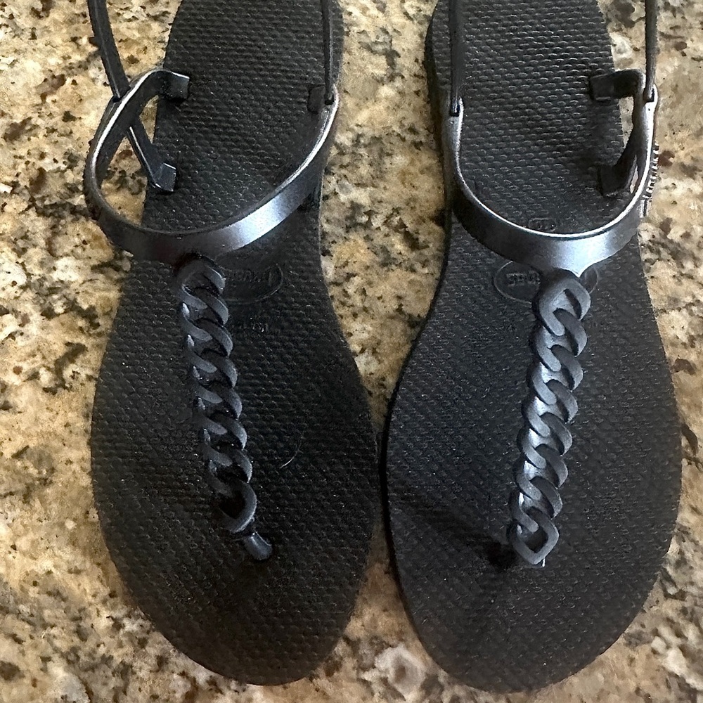 Havaianas Black Braided Sandals